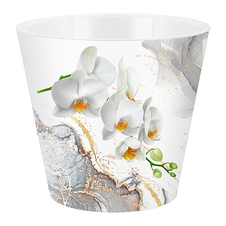 Горшок с дренажной вставкой | London Orchid Deco