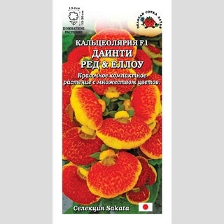 Кальцеолярия F1 даинти ред еллоу